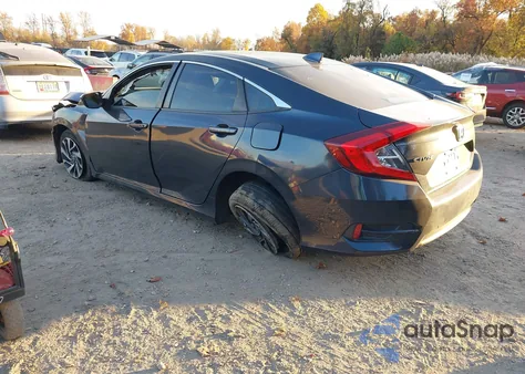 2018 Honda Civic Ex из США, поврежденный, VIN 2HGFC2F71JH548623